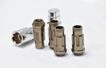 Load image into Gallery viewer, Wheel Mate Monster Open End Lug Nut Set of 4 - T Chrome 1/2in - Side View