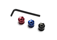 Load image into Gallery viewer, Wheel Mate Muteki Aluminum Closed End Cap 12 X 1.25- Red (24 PCS) - Side View