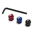 Load image into Gallery viewer, Wheel Mate Muteki Aluminum Closed End Cap 12 X 1.50- Blue (24 PCS) - Side View