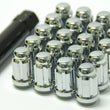 Load image into Gallery viewer, Wheel Mate Muteki Closed End Lug Nuts - Chrome 12x1.50 - Side View