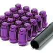 Load image into Gallery viewer, Wheel Mate Muteki Closed End Lug Nuts - Purple 12x1.25 - Main Product View