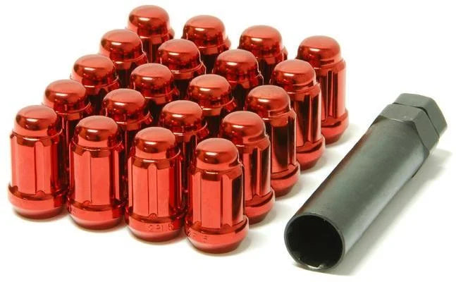 Wheel Mate Muteki Closed End Lug Nuts - Purple 12x1.25 - Side View