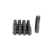 Load image into Gallery viewer, Wheel Mate Muteki HR38 Open End Lug Nuts 12x1.25 Black Chrome / Red Ring - Main Product View