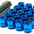 Load image into Gallery viewer, Wheel Mate Muteki Open End Lug Nuts - Blue 12x1.25 - Main Product View