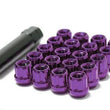 Load image into Gallery viewer, Wheel Mate Muteki Open End Lug Nuts - Purple 12x1.50 - Side View