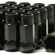 Load image into Gallery viewer, Wheel Mate Muteki SR48 Open End Lug Nuts - Black 12x1.50 48mm - Side View