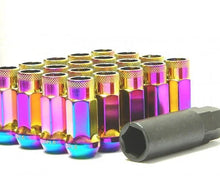 Load image into Gallery viewer, Wheel Mate Muteki SR48 Open End Lug Nuts - Purple 12x1.50 48mm - Side View