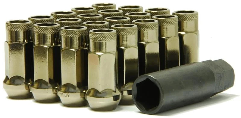 Wheel Mate Muteki SR48 Open End Lug Nuts - Titanium 12x1.50 48mm - Main Product View