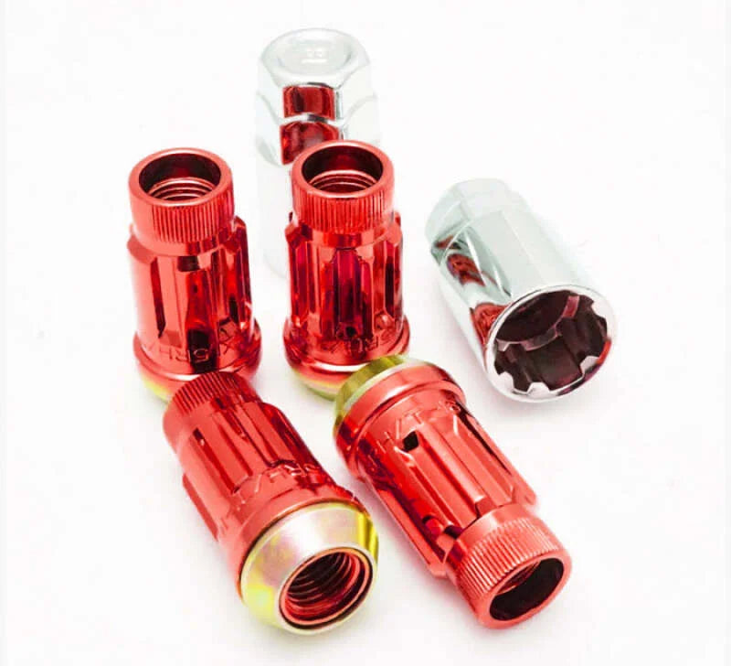 Wheel Mate Mutkei SR45R Lock Set 12x1.25 Red (4pcs) - Main Product View