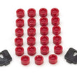 Load image into Gallery viewer, Wheel Mate SR45R Caps Set of 20 - Red