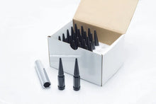 Load image into Gallery viewer, Wheel Mate Spiked Lug Nuts Set of 24 - Black 14x1.50