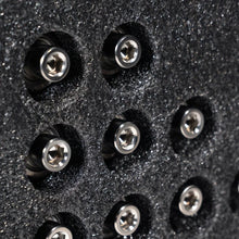 Load image into Gallery viewer, Wheel Mate Titanium Wheel Stud Conversion (Raw Ti) - M14x1.25 to M14x1.5 - 74mm - 60deg Lug Nut - Installation View