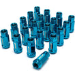 Load image into Gallery viewer, Wheel Mate WM14R 14x1.50 Lug Nuts Blue 20 PCS