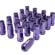 Load image into Gallery viewer, Wheel Mate WM14R 14x1.50 Lug Nuts Purple 20 PCS