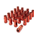 Load image into Gallery viewer, Wheel Mate WM14R 14x1.50 Lug Nuts Red 20 PCS