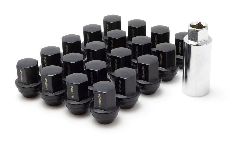 Wheel Mate WM14T Closed End Lug Nuts - QTY 20/Black - Main Product View