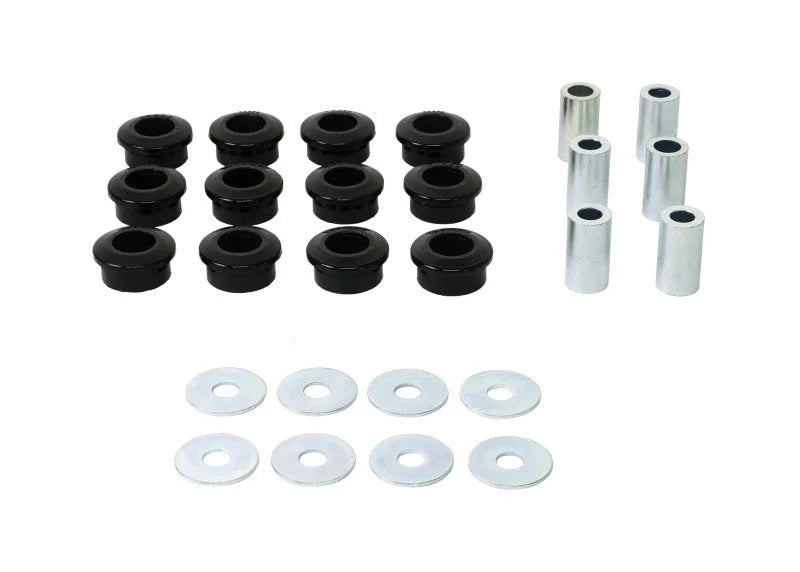 Whiteline 00-04 Subaru Legacy GT / 00-09 Subaru Outback Rear Control Arm Bushing Service Kit - Side View