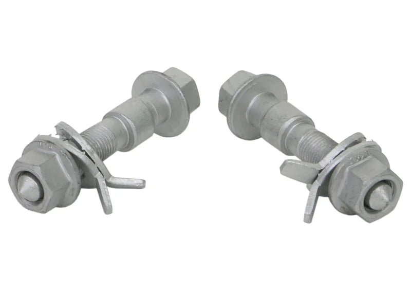 Whiteline 01-05 Honda Civic / 02-06 Acura RSX Type S / 12+ Subaru BRZ Front Camber Adj Bolt Kit-16m - Side View