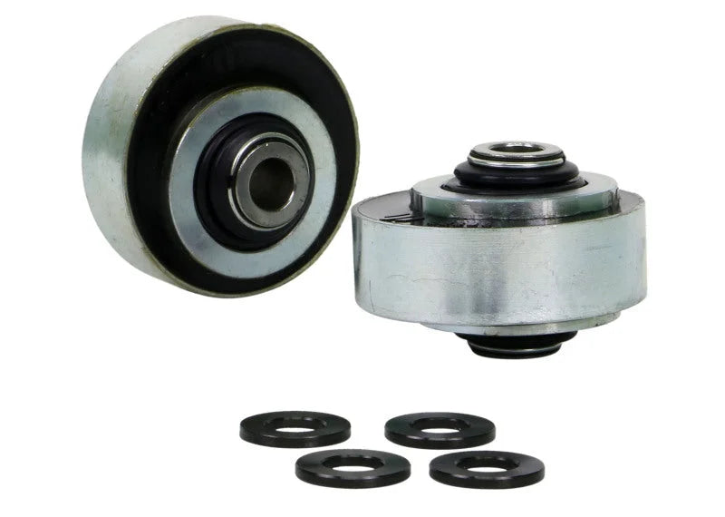 Whiteline 03-06 Mitsubishi Lancer Evo Front Control Arm Lower Inner Rear Bushing Kit - Installation View