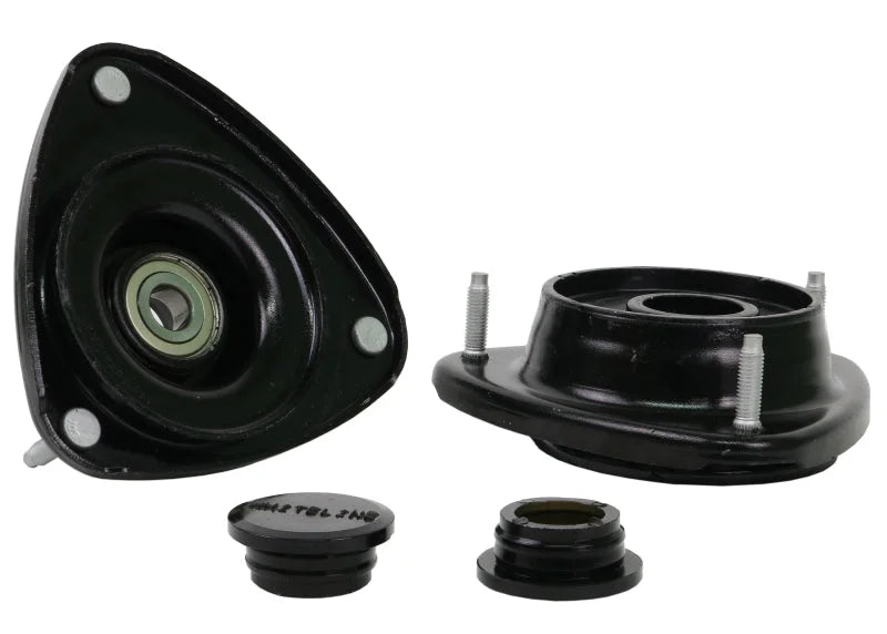 Whiteline 04-07 Subaru WRX/STi / 98-02 Subaru Forester Front Upper Strut Mounts - Offset Assembly - Detail View