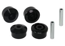 Load image into Gallery viewer, Whiteline 04-11 Chevrolet Aveo Rear Beam Axle Front Bushing Kit - Side View