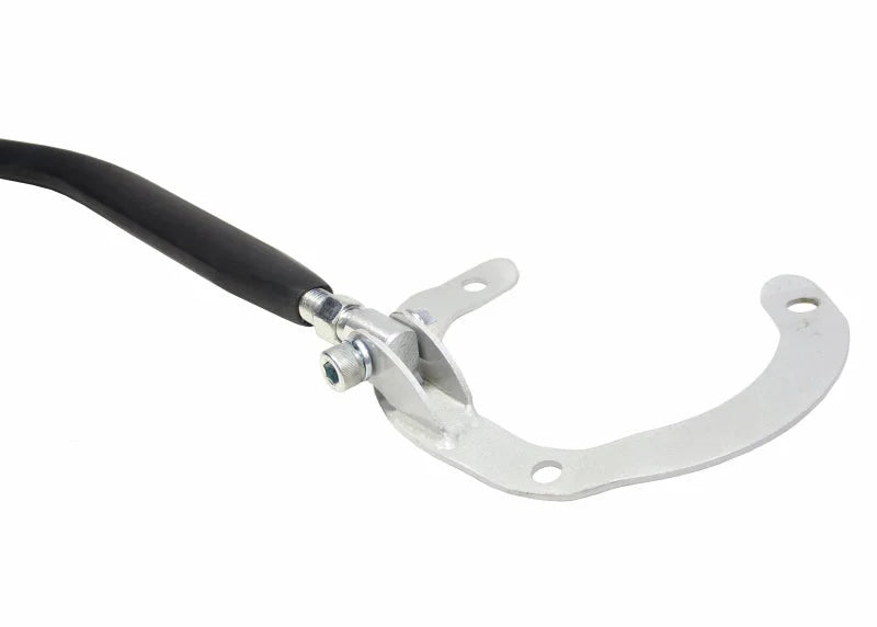 Whiteline 05-09 Subaru Legacy GT/Outback XT Front Adj. Strut Tower Bar - Back View