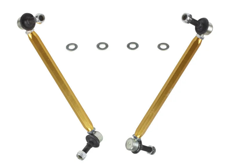 Whiteline 05-10 Chevy Cobalt/6/09+ Cruze/06-11 HHR Front Sway Bar - Link Assembly H/D Adj Steel Ball - Side View