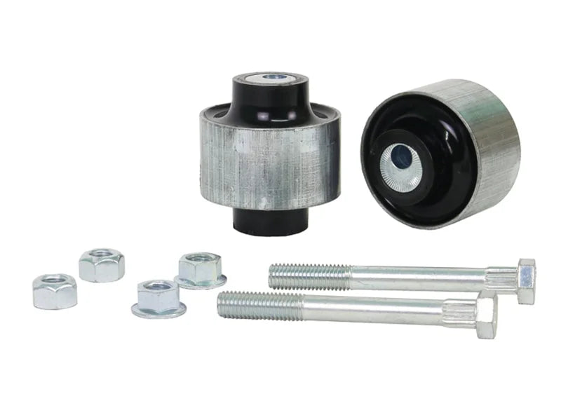 Whiteline 05-12 / 16-18 BMW 120i Front Caster Adj Kit-Radius Arm Bushing - Main Product View
