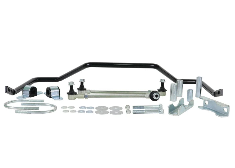 Whiteline 05-21 Nissan Frontier 20mm Heavy Duty Rear Adjustable Swaybar - Installation View