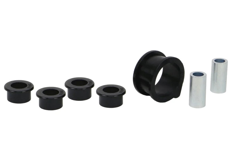Whiteline 05-21 Nissan Frontier Steering Rack Mount Bushing Kit - Front - Side View