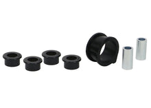 Load image into Gallery viewer, Whiteline 05-21 Nissan Frontier Steering Rack Mount Bushing Kit - Front - Side View