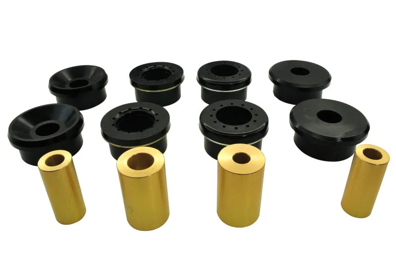 Whiteline 05+ BMW 1 Series / 3/05-10/11 BMW 3 Series Rear Crossmember-Front & Rear Mount Bushing - Side View
