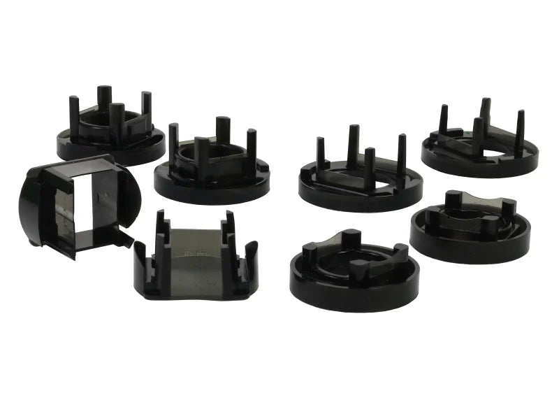 Whiteline 05+ BMW 1 Series/3/05-10/11 3 Series Rear Crossmember-Fr & Rr Mount Insert Bushing - Installation View