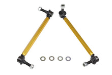 Load image into Gallery viewer, Whiteline 05+ Mustang Coupe 8cyl (Inc Shelby GT/ GT500) Front Swaybar Link Kit H/Duty Adj Steel Ball - Side View