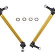 Load image into Gallery viewer, Whiteline 05+ Mustang Coupe 8cyl (Inc Shelby GT/ GT500) Front Swaybar Link Kit H/Duty Adj Steel Ball - Back View