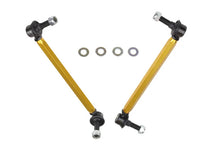 Load image into Gallery viewer, Whiteline 05+ Mustang Coupe 8cyl (Inc Shelby GT/ GT500) Front Swaybar Link Kit H/Duty Adj Steel Ball - Back View