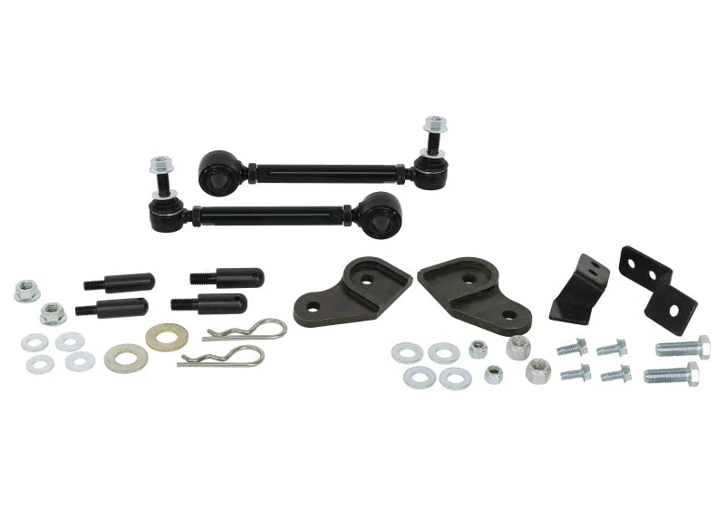 Whiteline 07-17 Jeep Wrangler / JK Front Sway Bar Link Kit - Side View