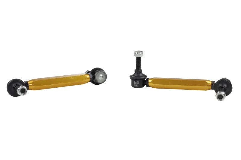 Whiteline 07+ Nissan Skyline R35 GT-R Rear Swaybar link kit h/duty-adjustable steel ball - Installation View