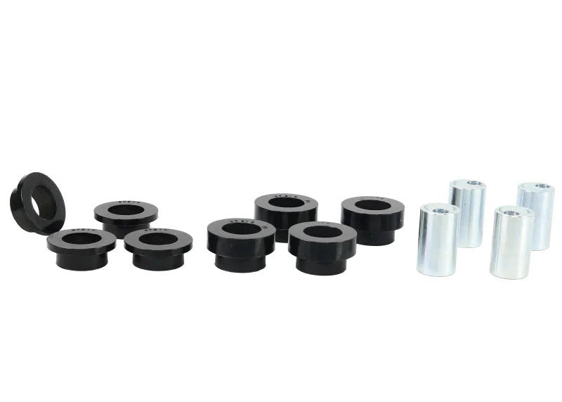Whiteline 07+ Nissan Skylkine R35 GT-R AWD Front Camber Adj Kit-Upper C/Arm Bushes - Detail View