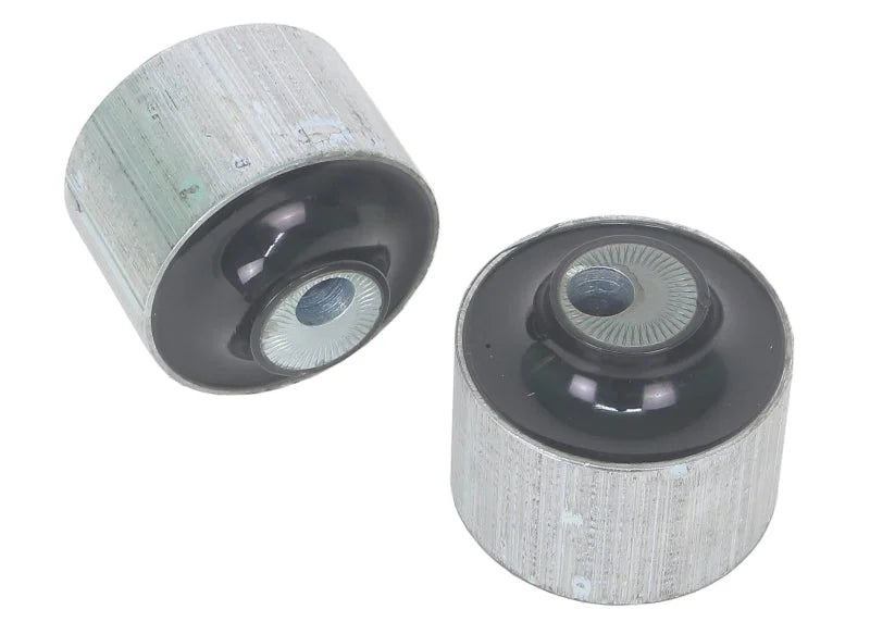 Whiteline 08-13 Nissan Maxima Front Lower Control Arm Inner Bushing Kit - Double Offset - Side View