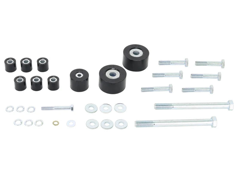 Whiteline 08-21 Toyota Land Cruiser/07-21Lexus LX570 Differential - Drop Kit - Side View