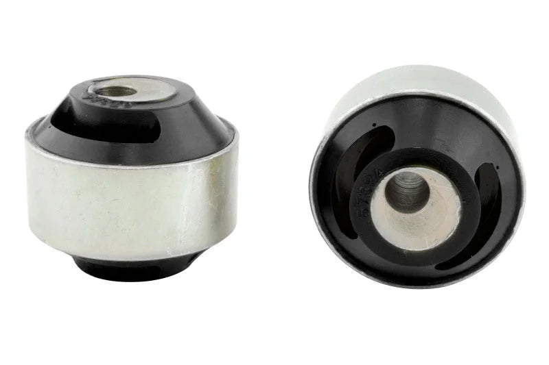 Whiteline 09+ Ford Fiesta / 09+ Mazda 2DE Front Caster Correction C/A L/I Rear Bushing - Installation View