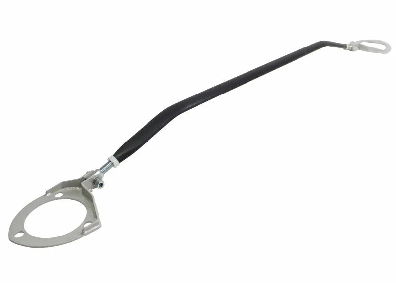 Whiteline 09+ Lancer Ralliart Front adjustable strut tower brace - Main Product View