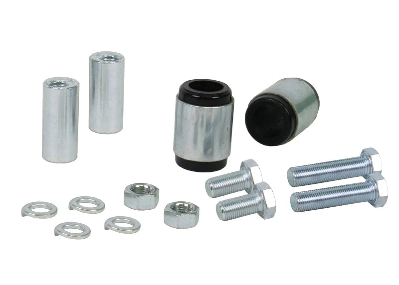 Whiteline 09 lancer Ralliart Rear Camber adj kit-control arm upper bushes - Main Product View