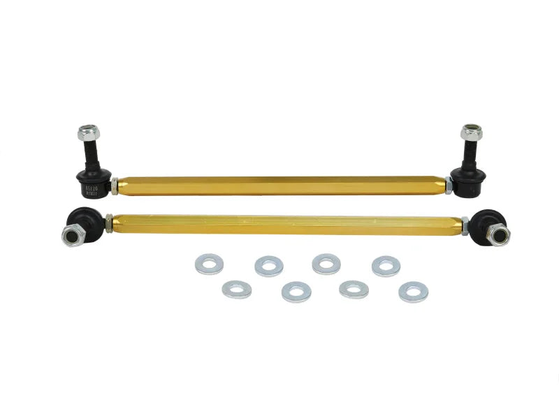 Whiteline 10-16 Hyundai Genesis Coupe Front Sway Bar Links - Detail View