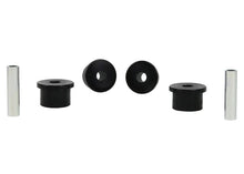 Load image into Gallery viewer, Whiteline 10/65-73 Ford Mustang Rear Spring Eye Front Bushings - Installation View