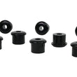 Load image into Gallery viewer, Whiteline 10/65-73 Ford Mustang Rear Spring Eye Rear and Shackle Bushings (35mm OD/15mm ID) - Main Product View
