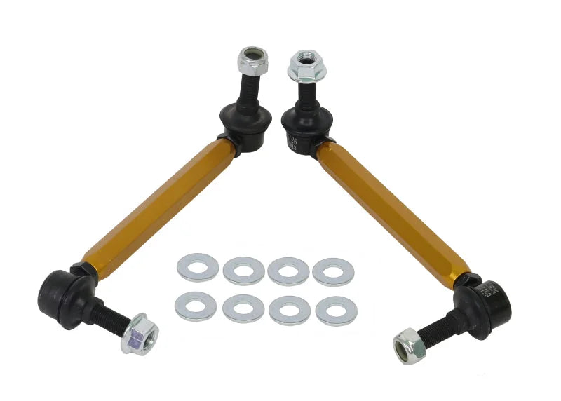 Whiteline 11+ Ford Ranger PX 2WD/4WD Rear Swaybar link kit-Adjustable Extra Heavy Duty Ball Link - Side View