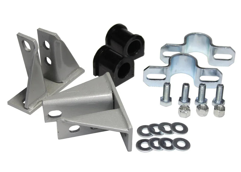 Whiteline 1/12/97 Mitsubishi Evo IV/V/VI/1/02-6/08 Evo VII/VIII/IX Rear 24mm HD Sway Bar Mount Kit - Back View