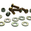 Load image into Gallery viewer, Whiteline 1/12/97 Mitsubishi Evo IV/V/VI/1/02-6/08 Evo VII/VIII/IX Rear 24mm HD Sway Bar Mount Kit - Installation View